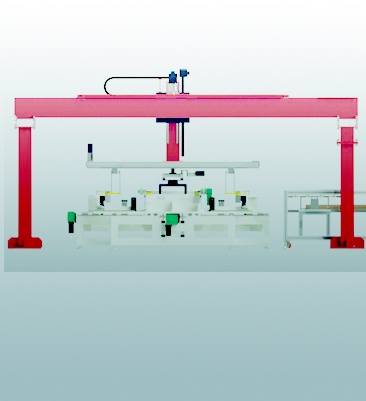 溢膠組框機(jī)、機(jī)械手臂、打膠機(jī)